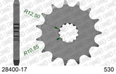 Pignone AFAM 28400-17 passo 530 KAWASAKI VN 800 1997  -2004